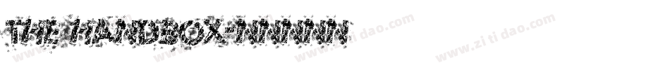 THE HANDBOX字体转换